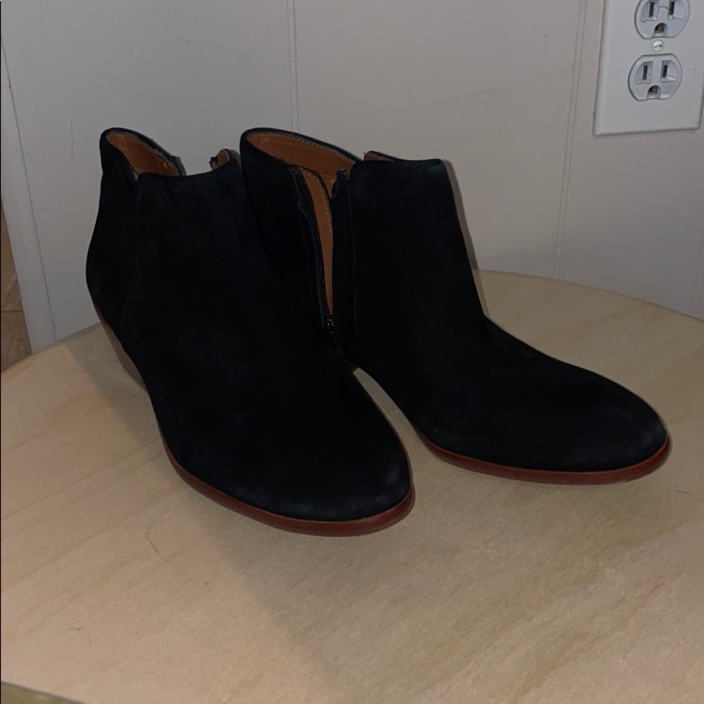Sam Edelman Black Suede Booties